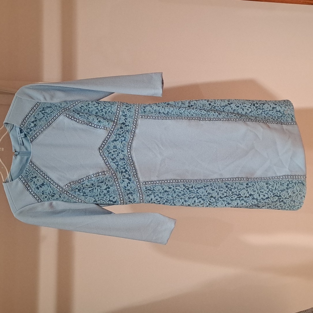 Antonio Melani "Martha" Dress Powder Baby Blue